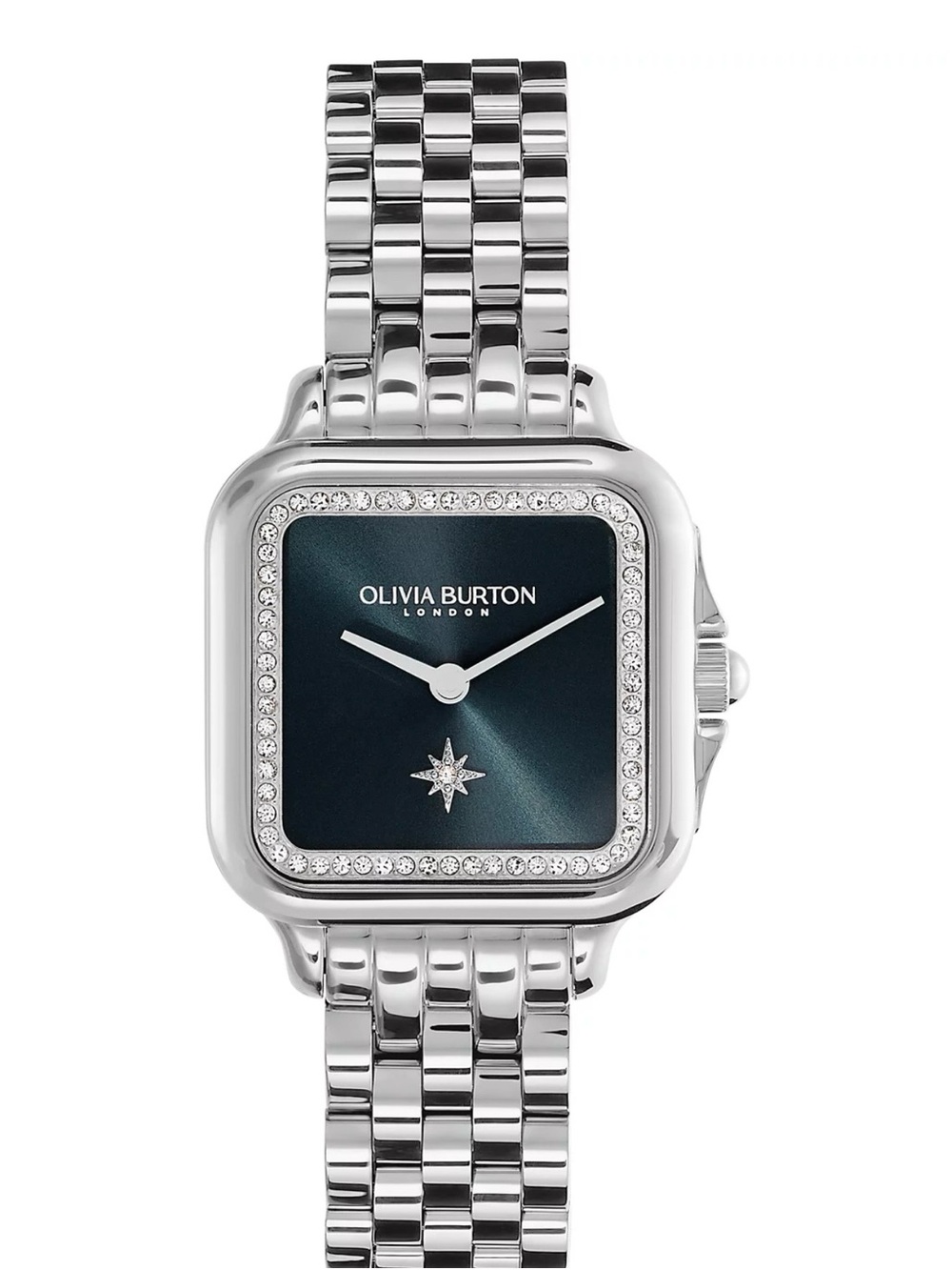 Olivia Burton London Grosvenor Silver Stainless Steel Watch 28mm - Picture 2 of 13